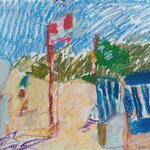 An den Dünen, 16 x 25,8 cm